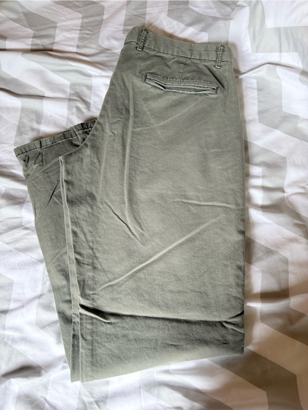 GAP Olive Straight Leg Pants